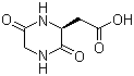 structure of CAS# 52661-97-9, (S)-3,6-Dioxo-2-piperazineacetic acid