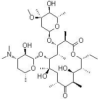 CAS 登录号：527-75-3, 红霉素 B