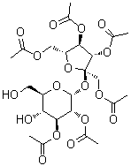 CAS # 52706-47-5, 1',2,3,3',4',6'-Hexa-O-acetylsucrose, Sucrose 1',2,3,3',4',6'-hexaacetate