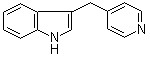 structure of CAS# 5275-07-0, 3-(4-Pyridinylmethyl)-1H-indole