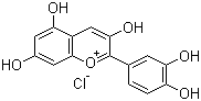 氯化花青素分子结构 (CAS 528-58-5)