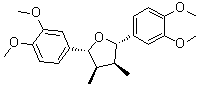 CAS 登录号：528-63-2, rel-(2R,3R,4S,5S)-2,5-二(3,4-二甲氧基苯基)四氢-3,4-二甲基呋喃