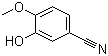 structure of CAS# 52805-46-6, 3-羟基-4-甲氧基苯腈