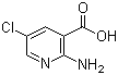 structure of CAS# 52833-93-9, 2-Amino-5-chloropyridine-3-carboxylic acid
