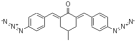 CAS 登录号：5284-79-7, 2,6-双(4-叠氮亚苄基)-4-甲基环己酮