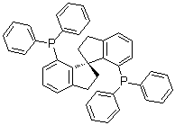 structure of CAS# 528521-86-0, 1,1'-[(1S)-2,2',3,3'-四氢-1,1'-螺双[1H-茚]-7,7'-二基]二[1,1-二苯基膦]