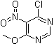 structure of CAS# 52854-14-5, 4-氯-6-甲氧基-5-硝基嘧啶