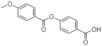 CAS 登录号：52899-69-1, 4-(4'-甲氧基苯甲酰氧基)苯甲酸
