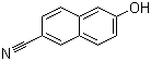 structure of CAS# 52927-22-7, 6-氰基-2-萘酚