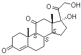 CAS # 53-06-5, Cortisone, 17,21-Dihydroxypregn-4-ene-3,11,20-trione