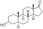 CAS # 53-41-8, Androsterone, 3alpha-Hydroxy-5alpha-androstan-17-one, cis-Androsterone, Androstan-3a-ol-17-one, 3a-Hydroxy-5a-androstan-17-one