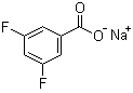 structure of CAS# 530141-39-0, 3,5-Difluorobenzoic acid sodium salt