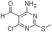 CAS # 5305-56-6, 4-Amino-6-chloro-2-methylsulfanylpyrimidine-5-carbaldehyde