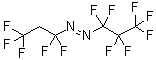 CAS # 5306-09-2, 1-(1,1,2,2,3,3,3-Heptafluoropropyl)-2-(1,1,3,3,3-pentafluoropropyl)diazene, 1,1,1',1',2,2,3,3,3,3',3',3'-Dodecafluoro-1,1'-azopropane