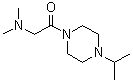 CAS # 5308-41-8, 1-(N,N-Dimethylglycyl)-4-isopropylpiperazine, 2-(Dimethylamino)-1-[4-(1-methylethyl)-1-piperazinyl]ethanone