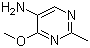 structure of CAS# 53135-45-8, 4-甲氧基-2-甲基-5-氨基嘧啶