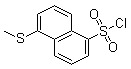 CAS # 53135-95-8, 5-(Methylthio)-1-naphthalenesulfonyl chloride