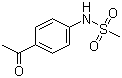 structure of CAS# 5317-89-5, N-(4-乙酰基苯基)甲磺酰胺