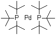 structure of CAS# 53199-31-8, 二(三叔丁基膦)钯