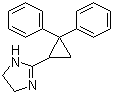 CAS 登录号：53267-01-9, 西苯唑啉, 2-(2,2-二苯基环丙基)-4,5-二氢-1H-咪唑
