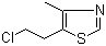 CAS # 533-45-9, Clomethiazole, 5-(2-Chloroethyl)-4-methylthiazole