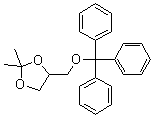 CAS # 5330-64-3, 2,2-Dimethyl-4-[(triphenylmethoxy)methyl]-1,3-dioxolane, NSC 2503
