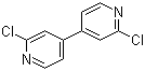 structure of CAS# 53344-74-4, 2,2'-Dichloro-4,4'-bipyridine