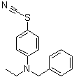 structure of CAS# 5335-85-3, 硫氰酸 4-[乙基(苯基甲基)氨基]苯基酯