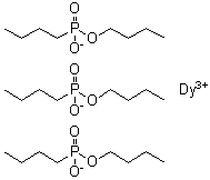 CAS # 53396-57-9, Butylphosphonic acid monobutyl ester dysprosium(3+) salt, NSC 289397