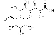structure of CAS# 534-42-9, Maltobionic acid