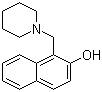 structure of CAS# 5342-95-0, 1-(Piperidinomethyl)-2-naphthol