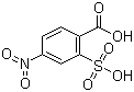 structure of CAS# 5344-48-9, 2-Carboxy-5-nitrobenzenesulfonic acid potassium salt