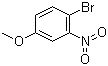 structure of CAS# 5344-78-5, 4-溴-3-硝基苯甲醚