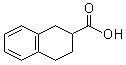 structure of CAS# 53440-12-3, 1,2,3,4-Tetrahydro-2-naphthalenecarboxylic acid