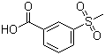 structure of CAS# 5345-27-7, 3-Methylsulphonylbenzoic acid