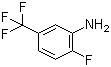 structure of CAS# 535-52-4, 2-氟-5-三氟甲基苯胺