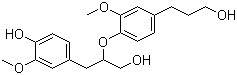 CAS # 53505-68-3, 1-(4-Hydroxy-3-methoxyphenyl)-2-[2-methoxy-4-(3-hydroxypropyl)phenoxy]-3-propanol