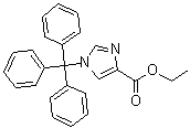 structure of CAS# 53525-60-3, Ethyl 1-trityl-1H-imidazole-4-carboxylate