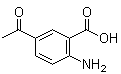 structure of CAS# 53589-27-8, 5-乙酰基邻氨基苯甲酸