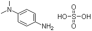 structure of CAS# 536-47-0, N,N-二甲基-1,4-苯二胺硫酸盐