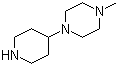 structure of CAS# 53617-36-0, 1-甲基-4-(4-哌啶基)哌嗪