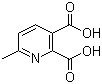 structure of CAS# 53636-70-7, 6-Methylpyridine-2,3-dicarboxylic acid