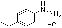 structure of CAS# 53661-18-0, 4-Ethylphenylhydrazine hydrochloride