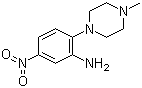 structure of CAS# 5367-66-8, 2-(4-Methylpiperazin-1-yl)-5-nitroaniline