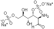 CAS 登录号：536741-53-4, 2-氨基-2-脱氧-D-葡萄糖 3,6-二(硫酸氢酯)二钠盐