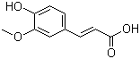 structure of CAS# 537-98-4, trans-Ferulic acid