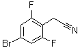 structure of CAS# 537033-52-6, 4-Bromo-2,6-difluorobenzeneacetonitrile