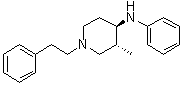 CAS # 53758-12-6, trans-(±)-3-Methyl-N-phenyl-1-(2-phenylethyl)-4-piperidinamine