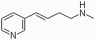 CAS # 538-79-4, Metanicotine, N-Methyl-4-(3-pyridinyl)-3-buten-1-amine, NSC 66331