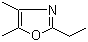 structure of CAS# 53833-30-0, 2-乙基-4,5-二甲基噁唑